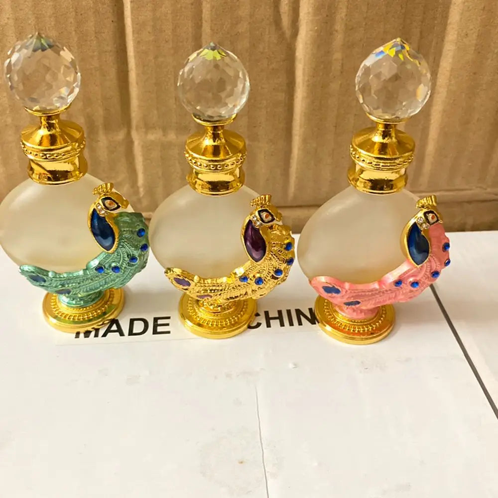 Glass Lotion bottling Arabian Style Perfume Bottle Oils Dropper Bottle Refillable Bottle Empty Cosmetics Container