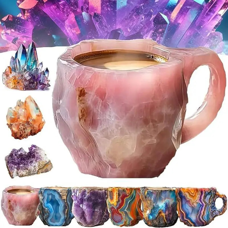 KIMLUD, Popular Creative Mineral Crystal Coffee Mugsmake Mug Crystal Coffee Mug High Face Value Household Goods High-Grade Water Cup, KIMLUD Womens Clothes