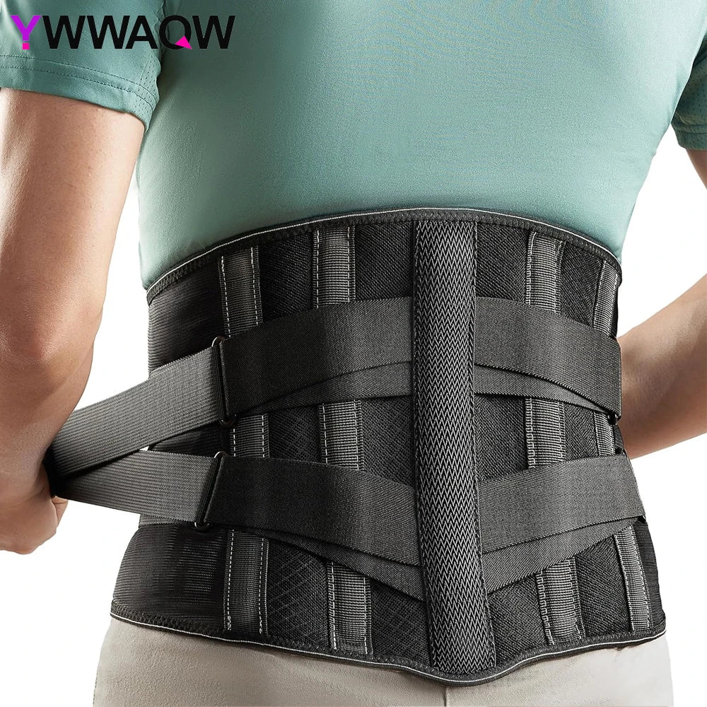 Back Brace for Lower Back Pain Relief Men Women,Breathable Back Support Brace with 3D Lumbar Support Pad for Lifting At Work - KIMLUD