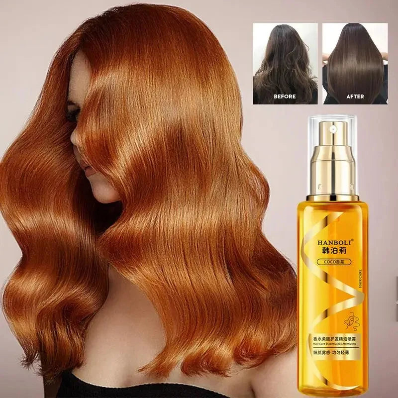 KIMLUD, 100ml Premium Harmless New Hair Oil Spray For Women Fragrant Fluffy Hair Anti-frizz Smooth Deeply Moisturizing Hair Sheen Spray, KIMLUD Womens Clothes