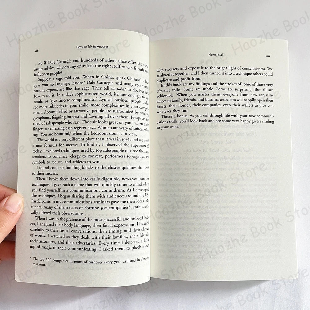 How to Talk to Anyone: 92 Little Tricks for Big Success in Relationships Communication & Social Skills English Book Paperback - KIMLUD