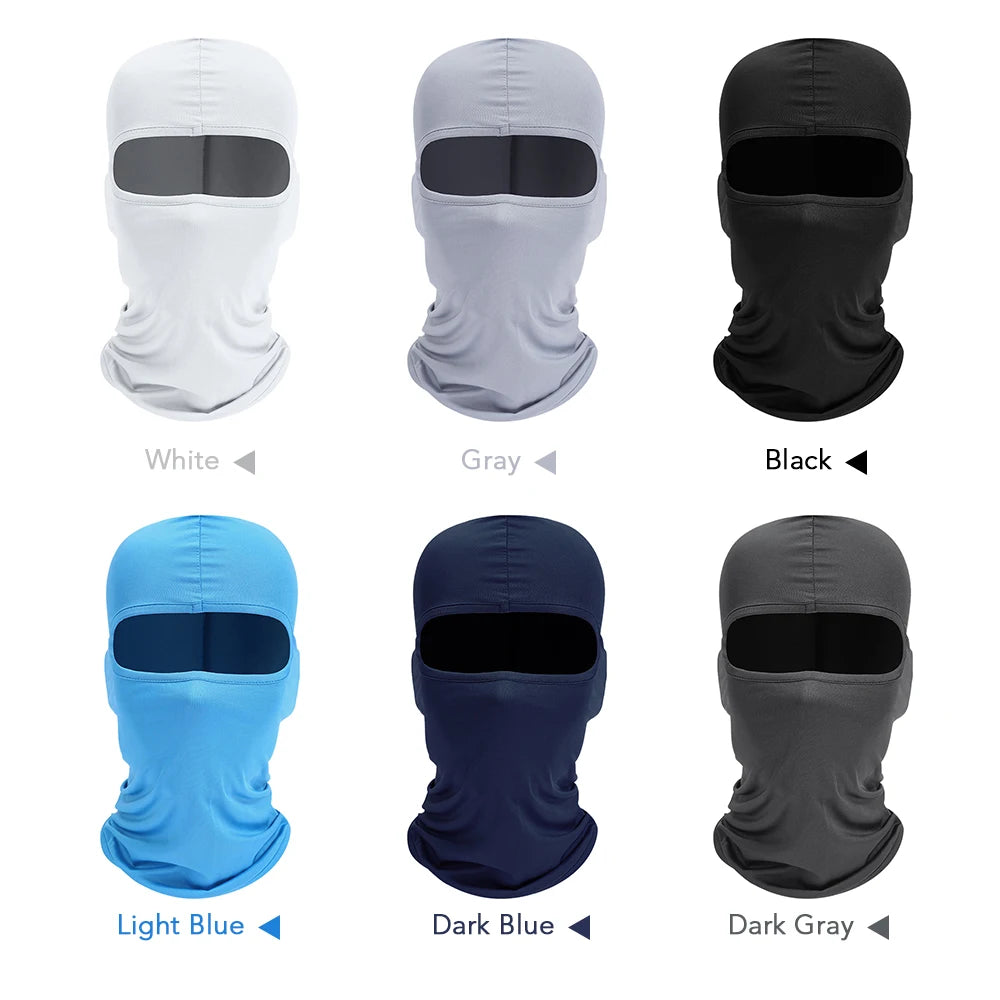 Motorcycle Balaclava Full Face Cover Warmer Windproof Breathable Motorbike Motocross Cycling Biker Cycling Anti-UV Men Helmet