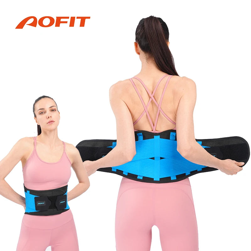 KIMLUD, AOFIT Sport Back Support Belt Orthopedic Corset for Men Women Lumbar Brace Protector Spine Decompression Waist Trainer, KIMLUD Womens Clothes