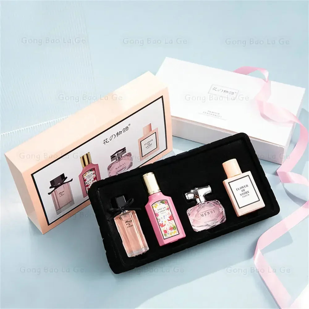 KIMLUD, Floral Scent Gift Box 110ml Four Piece Set Women Духи Fragrance Perfume Balminess Pheromone Eau De Parfum Floral Scent Toilette, KIMLUD Womens Clothes