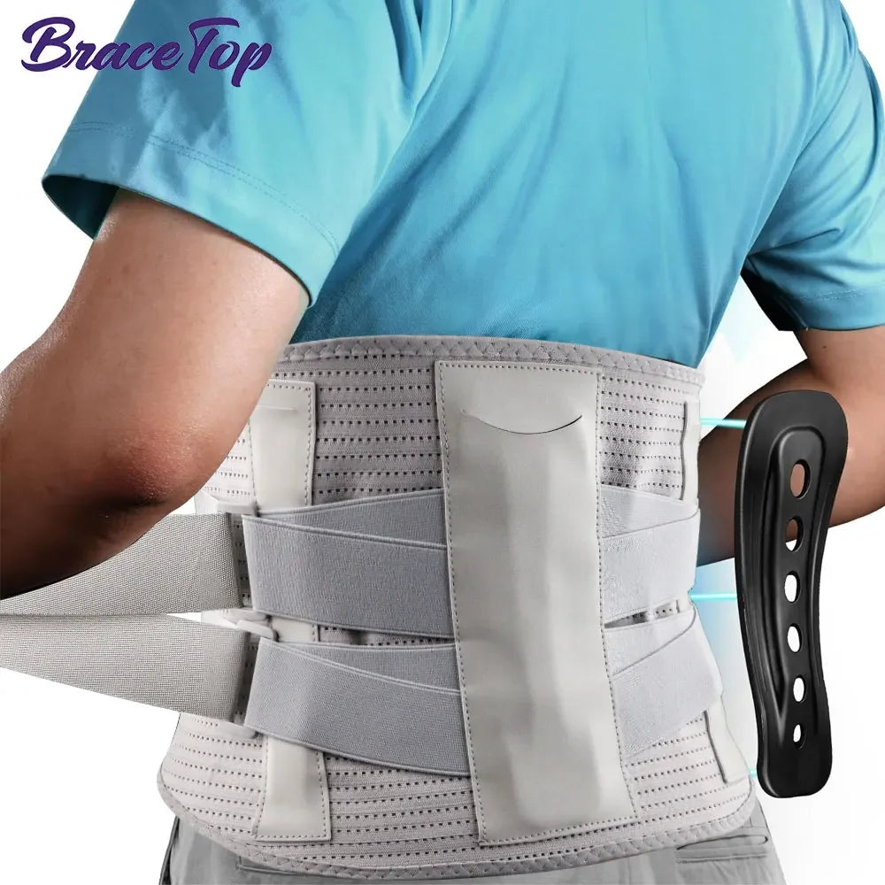 KIMLUD, Back Brace for Lower Back Pain, Immediate Pain Relief From Sciatica, Herniated Disc,Scoliosis, Decompression Lumbar Support Belt, KIMLUD Womens Clothes