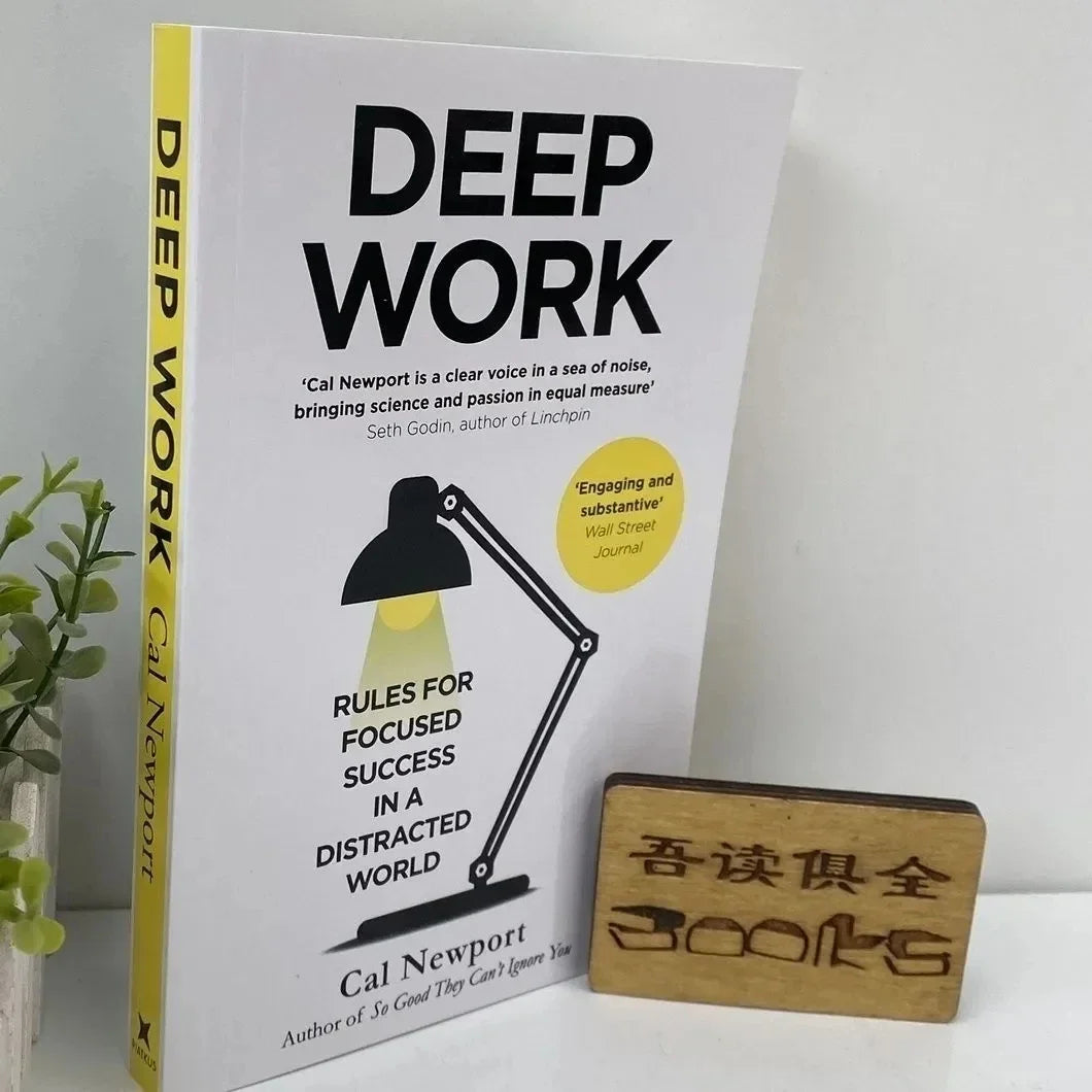 Deep Work : Rules for Focused Success In a Distracted World by Cal Newport Self Help Book English Books libros - KIMLUD