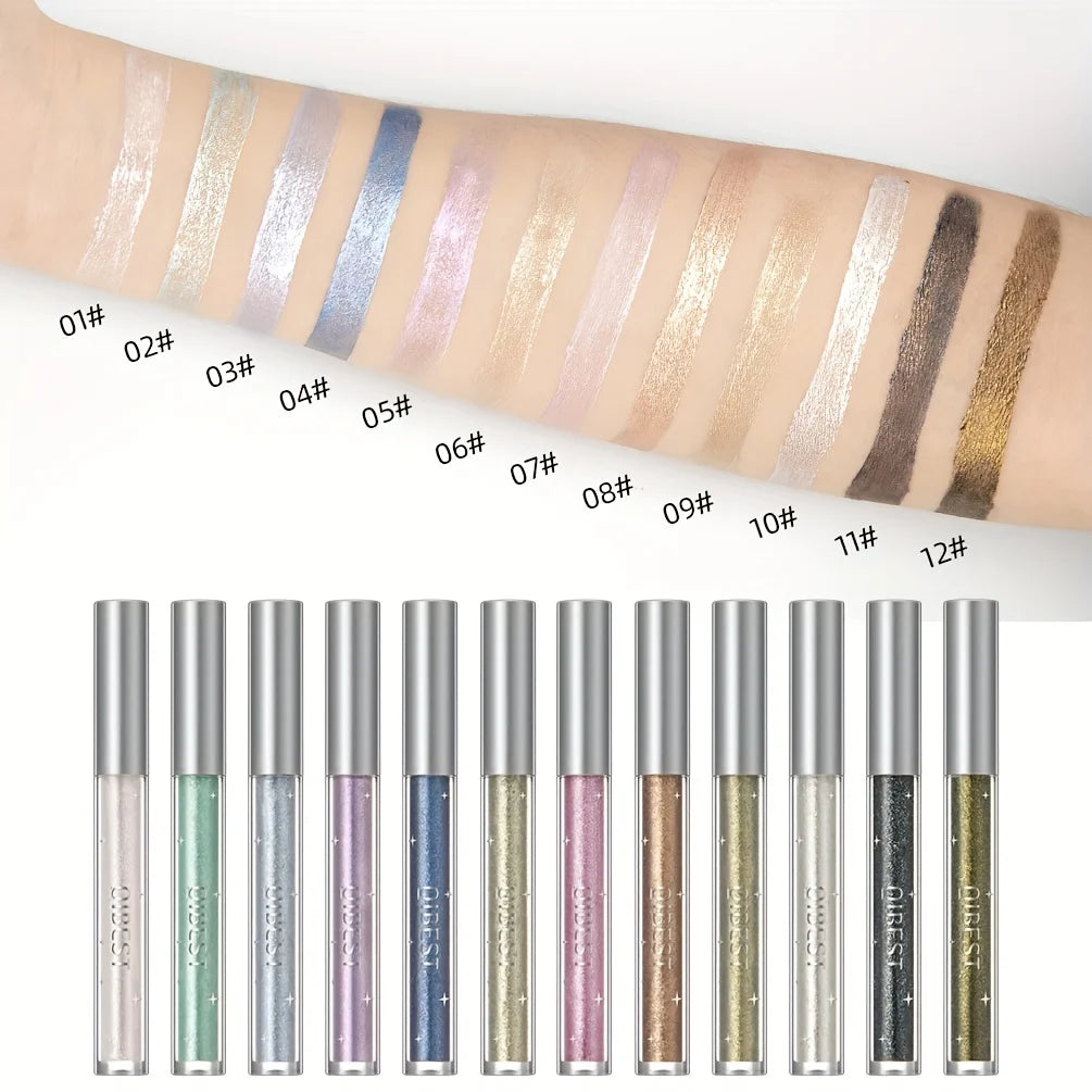 Liquid Eyeshadow Sticker Cosmetics Shadows Pencil Eyeliner Quick-drying Glitter Shimmer Eyeshadow Pen Outline Eye Makeup