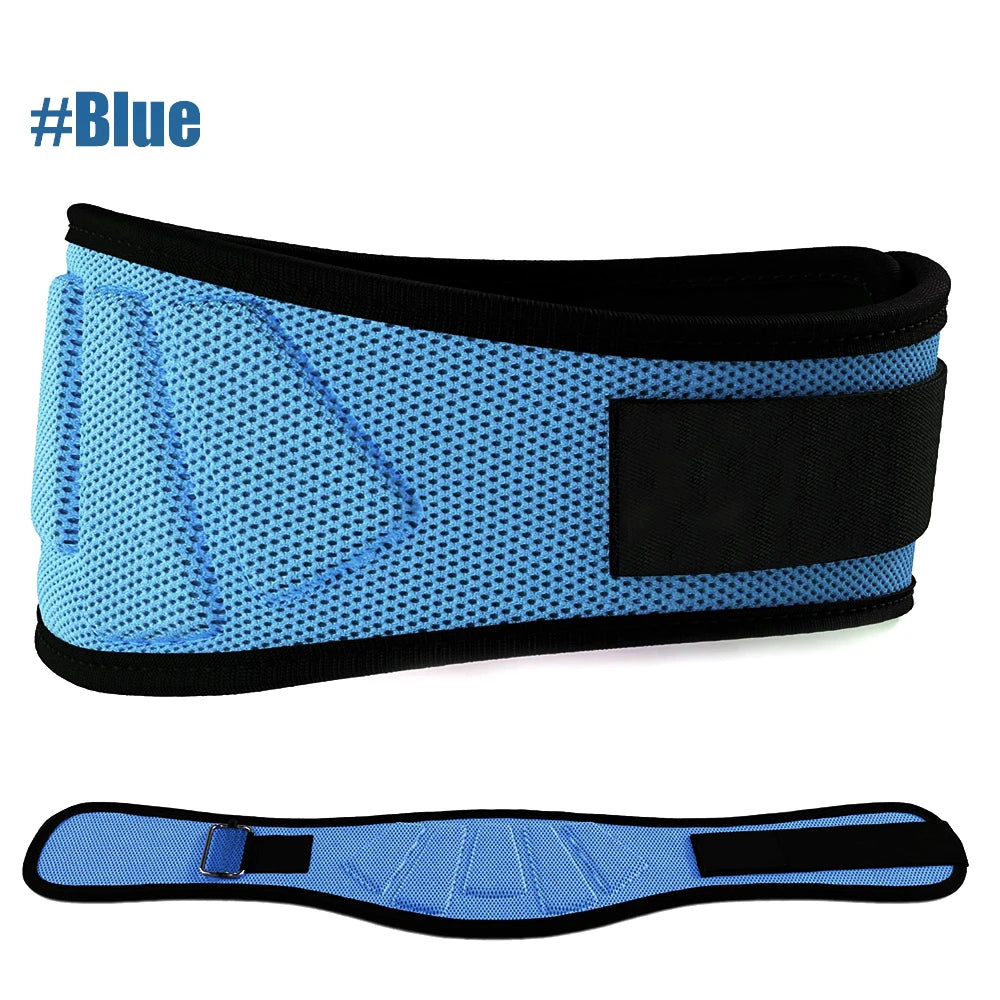 KIMLUD, Weight Lifting Belts for Men and Women - Weight Lifting Core & Lower Back Support Workout Waist Belt for Weightlifting, Fitness, Blue / M Waist 76-86cm, KIMLUD APPAREL - Womens Clothes