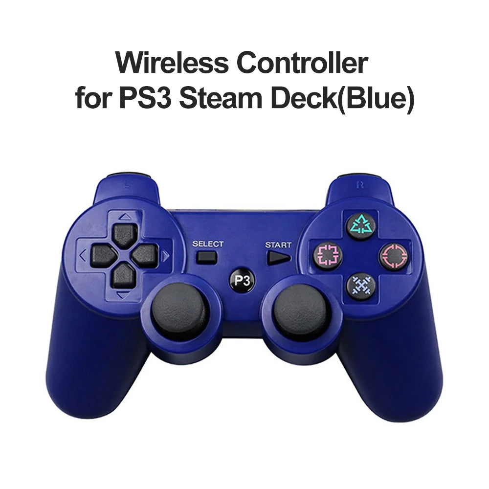 KIMLUD, For SONY PS3 Controller Support Bluetooth Wireless Gamepad for Play Station 3 Joystick Console for PS3 Controle For PC, Blue, KIMLUD APPAREL - Womens Clothes