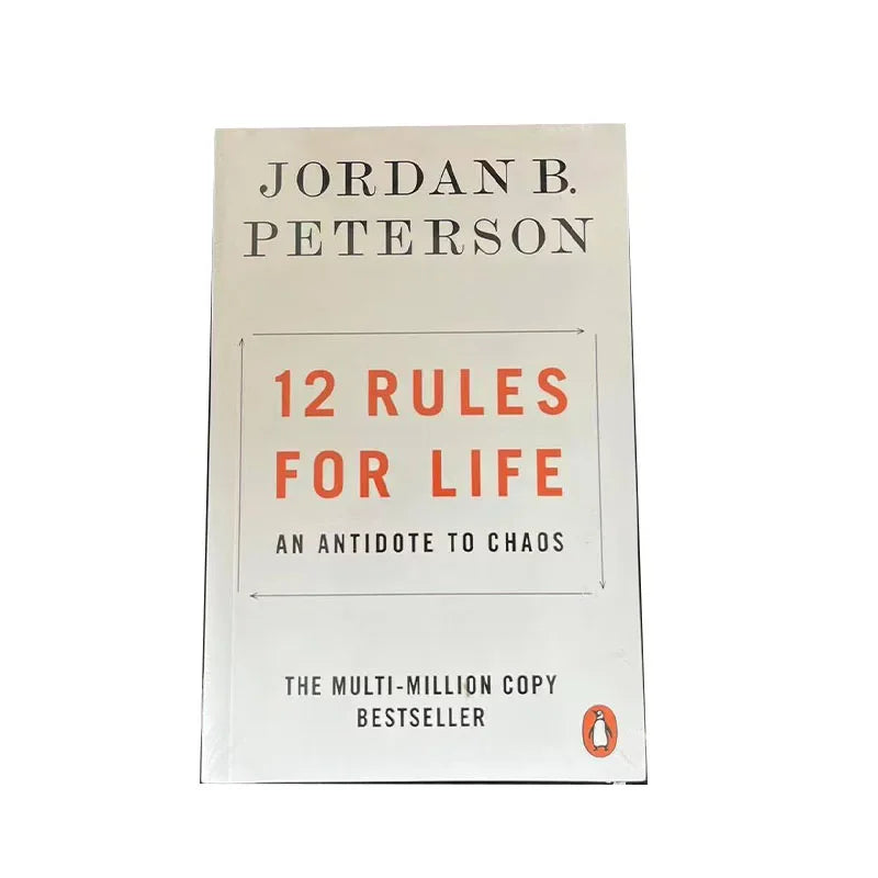 12 Rules for Life:An Antidote To Chaos By Jordan B. Peterson English Reading Books - KIMLUD