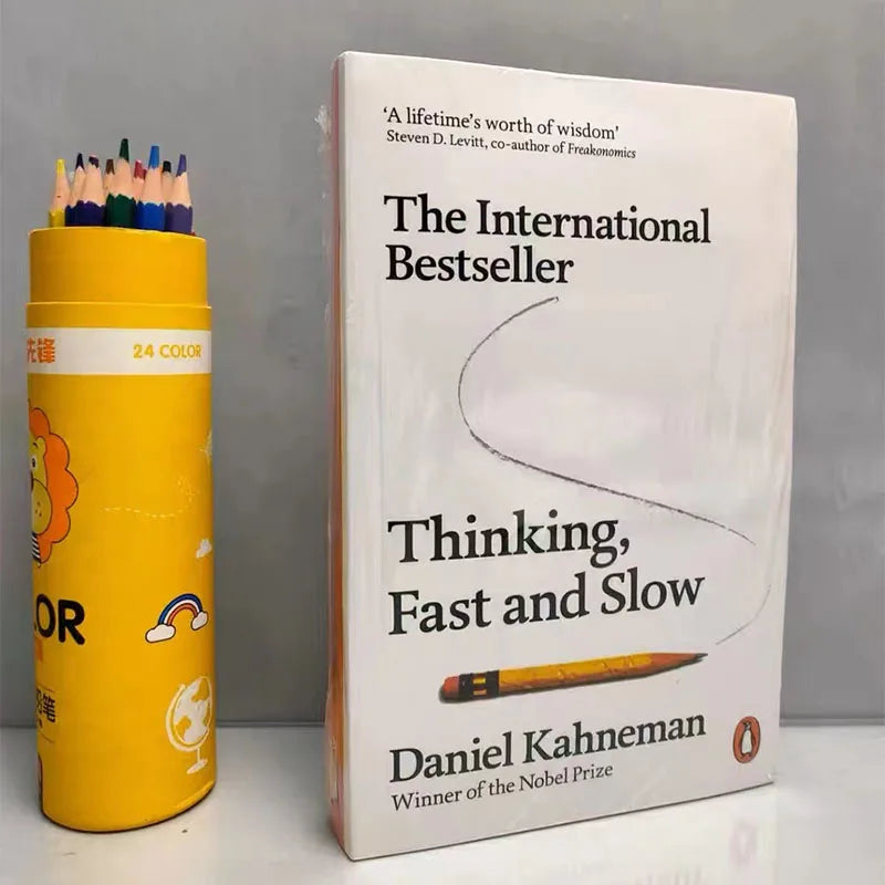 1 Book Thinking Fast and Slow By Daniel Kahneman A Lifetimes Worth of Wisdom Economic Management Books - KIMLUD