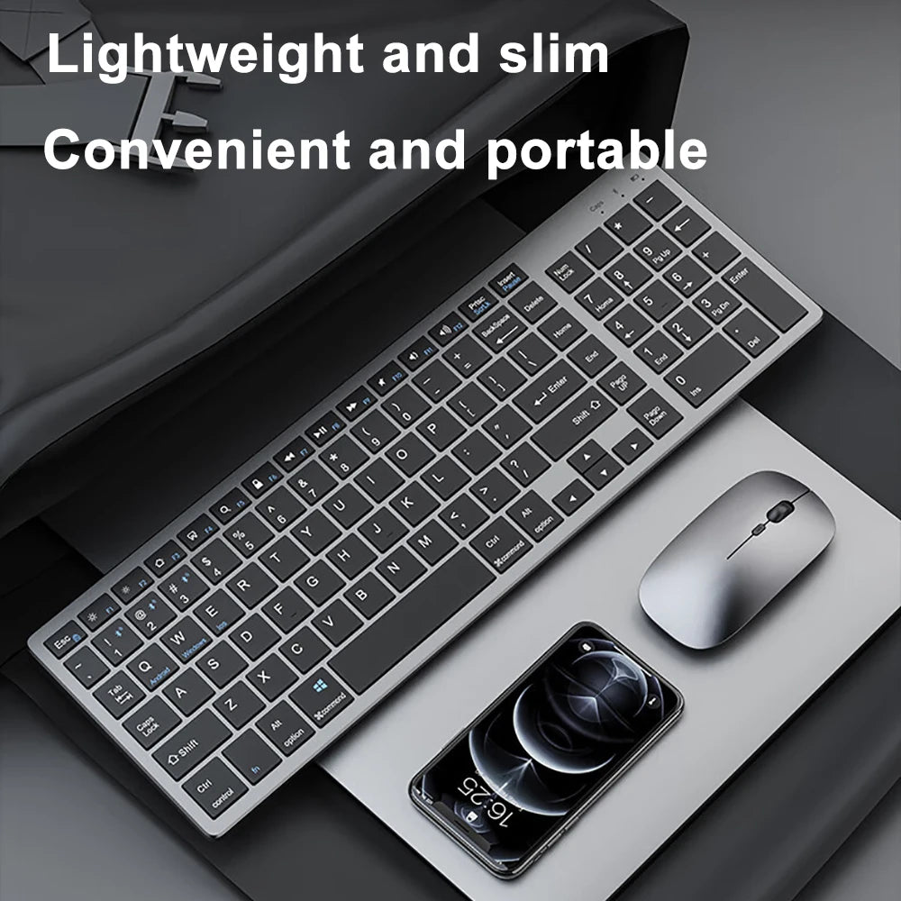 KIMLUD, Wireless Keyboard Bluetooth 5.0 2.4G Mini Multimedia 102 Keycaps bluetooth For Laptop PC TV iPad Macbook Android iPad keyboard, KIMLUD Womens Clothes