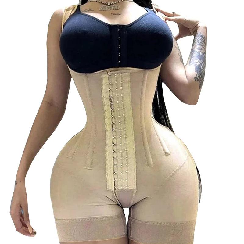 7 Steel Bone Bbl Operatoria After Post Surgery Shapewear High Compression Garment Body Shaper for Women Girdle Postpartum
