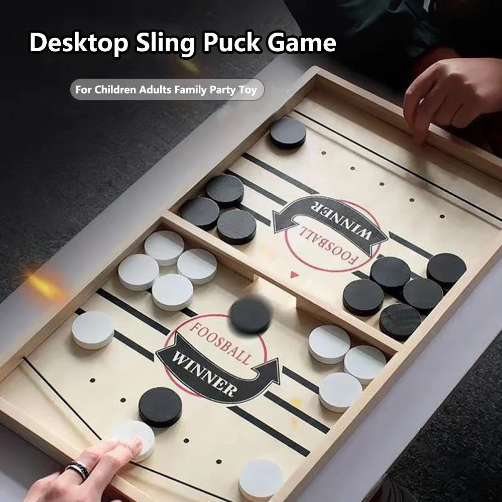 Fast Sling Puck Board Game Table Hockey Foosball Winner Party Family Interactive Toys For Children Adult Desktop Battle Gifts