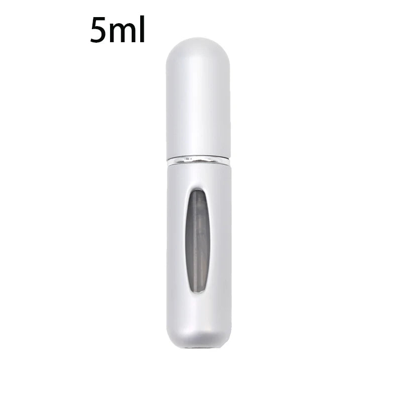 KIMLUD, Refillable Mini Perfume Bottle Portable Cosmetic Bottle Spray Bottle Atomizer Spray Container Travel Refillable Bottles 8ml /5ml, 5ml Matte Sliver, KIMLUD APPAREL - Womens Clothes