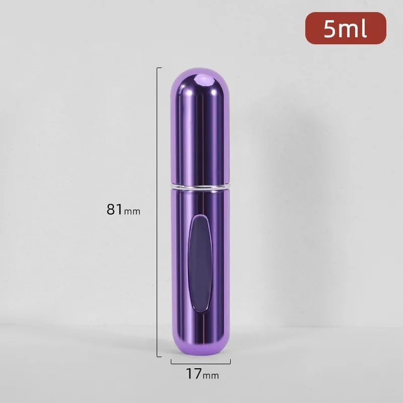 KIMLUD, 5/10ml Perfume Bottle Portable Refillable Perfume Bottle with Spray Cosmetic Containers Atomizer Mini Aluminum Spray Travel, 1pc 5ml 12, KIMLUD APPAREL - Womens Clothes