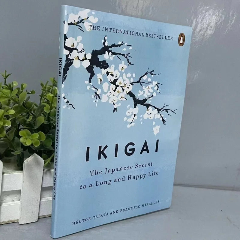 Ikigai The Japanese Secret Philosophy for A Happy Healthy By Hector Garcia Book Rebuilding Happiness + A Book about Hope Fiction - KIMLUD