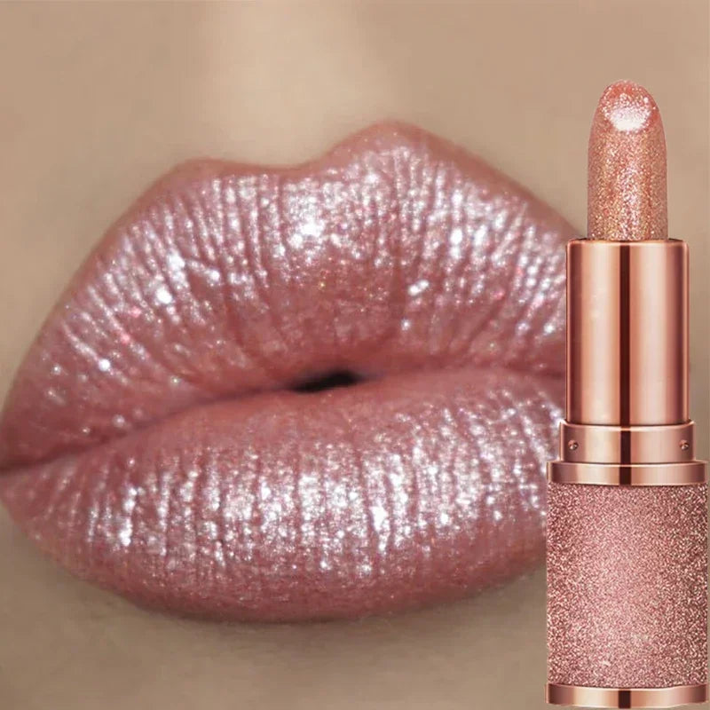 3 Colors Glitter Lipstick Temperature Color Changing Lasting Lip Velvet Lip Tint Waterproof Red Pink Sexy Cosmetics Makeup