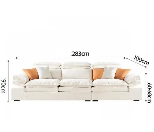 KIMLUD, Relaxing White Sofa Nordic Lazy Elegant Soft Minimalist Puff Sofa Bedrooms Reclining Divani Da Soggiorno Living Room Furniture, style2, KIMLUD APPAREL - Womens Clothes