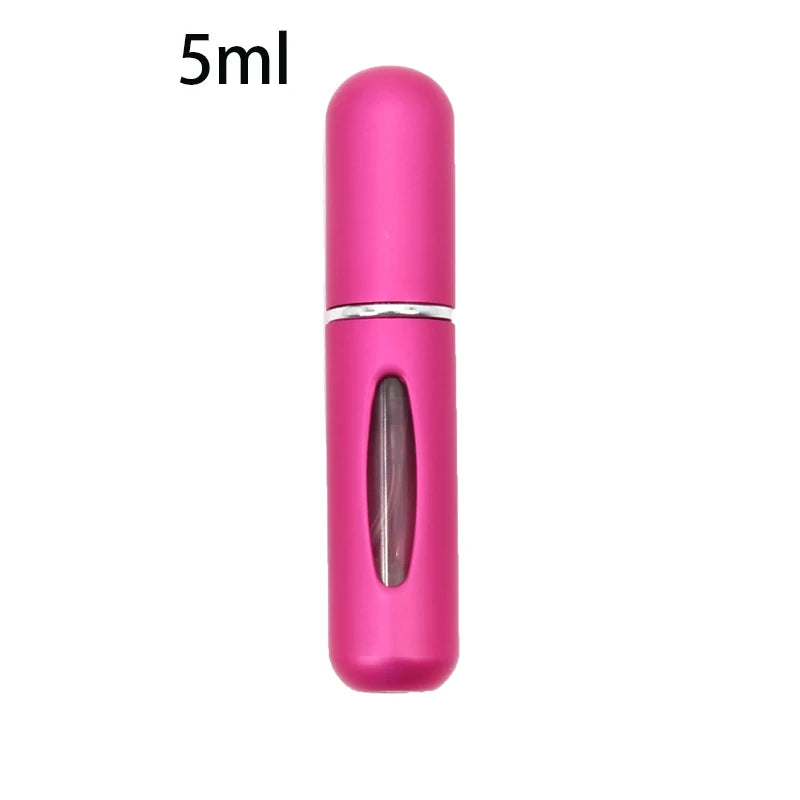 KIMLUD, Refillable Mini Perfume Bottle Portable Cosmetic Bottle Spray Bottle Atomizer Spray Container Travel Refillable Bottles 8ml /5ml, 5ml Matte Rose, KIMLUD APPAREL - Womens Clothes