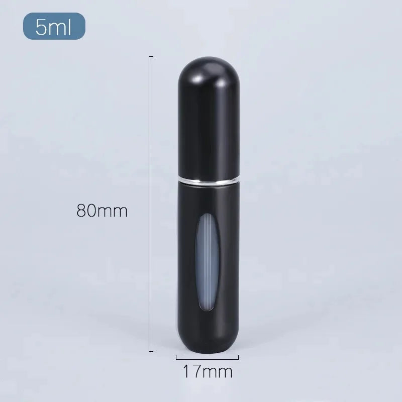 KIMLUD, 5/10ml Perfume Bottle Portable Refillable Perfume Bottle with Spray Cosmetic Containers Atomizer Mini Aluminum Spray Travel, 1pc 5ml 10, KIMLUD APPAREL - Womens Clothes