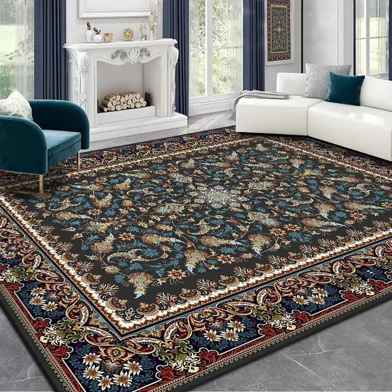 KIMLUD, Oriental Ethnic Style Carpet Living Room Decor Persian Big Size Area Rugs Bedroom Decor 200x300 Washable Non-slip Cloakroom Mats, 2 / 200x300cm 78.7x118in, KIMLUD APPAREL - Womens Clothes