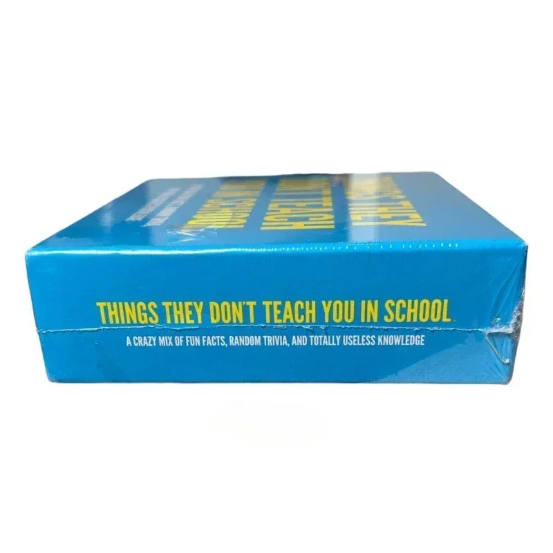 Things They Don't Teach You in School Trivia Card Game Board games