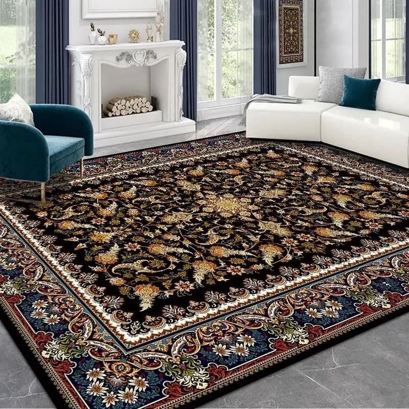 KIMLUD, Oriental Ethnic Style Carpet Living Room Decor Persian Big Size Area Rugs Bedroom Decor 200x300 Washable Non-slip Cloakroom Mats, 4 / 80x120cm 31.5x47.2in, KIMLUD APPAREL - Womens Clothes