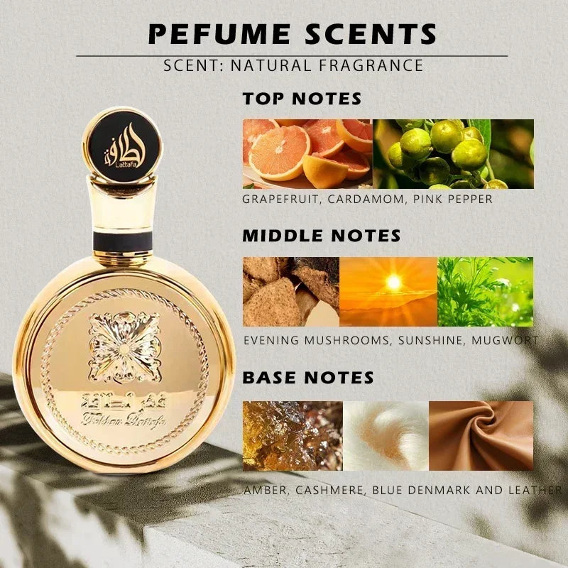 100ml Original Perfume Men Women Perfume High Quality  Arabic Style Fragrance Natural Fragrance Long Lasting Pheromone Gift