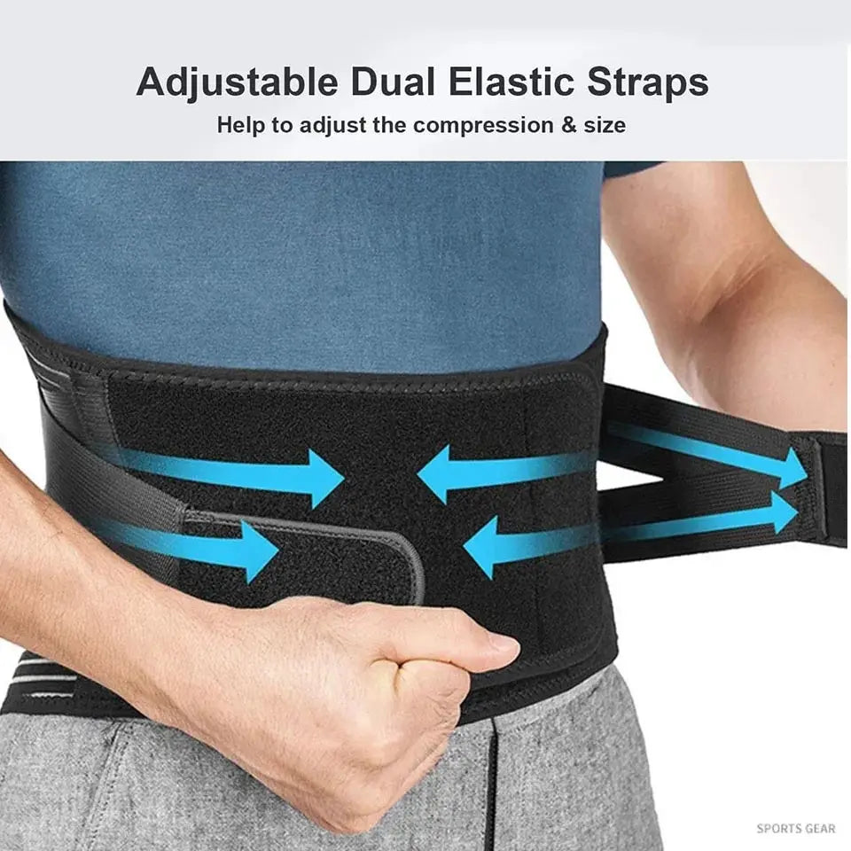 KIMLUD, AOLIKES Lower Back Brace with 6 Stays Anti-skid Orthopedic Lumbar Support Breathable Waist Support Belt for Gym Pain Relief, KIMLUD Womens Clothes