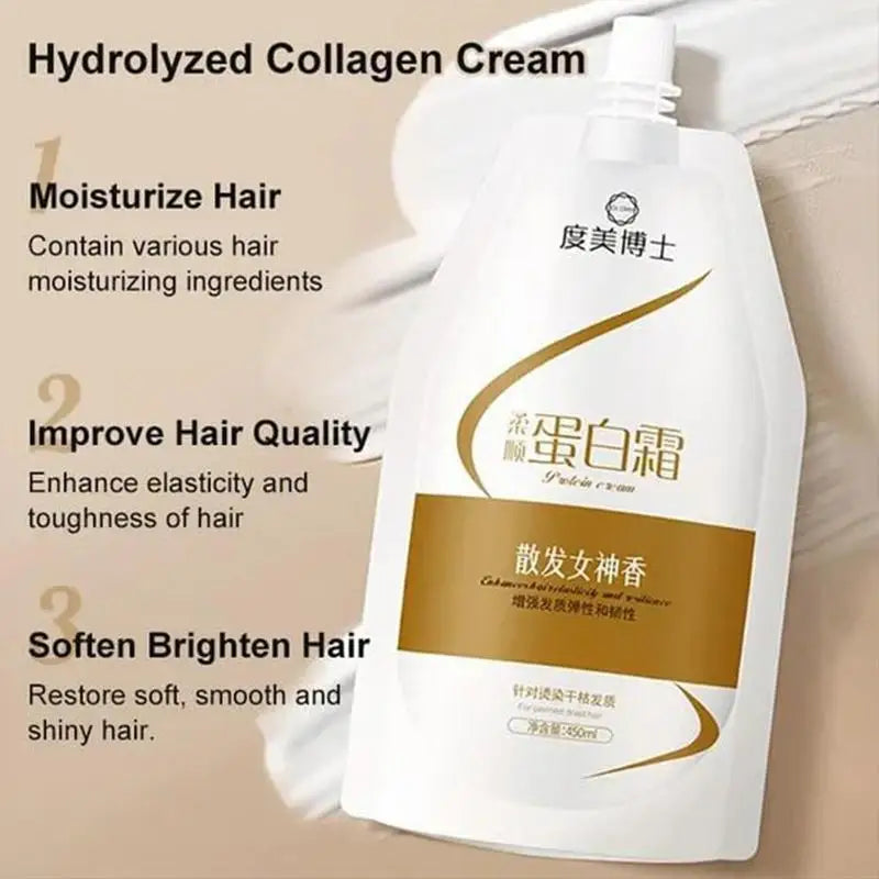 KIMLUD, 450ml Hair Mask Repair Dry & Damaged Hair Straighten Smooth Brighten Professional Collagen Keratin Moisturize Korea Hair Care, KIMLUD Womens Clothes