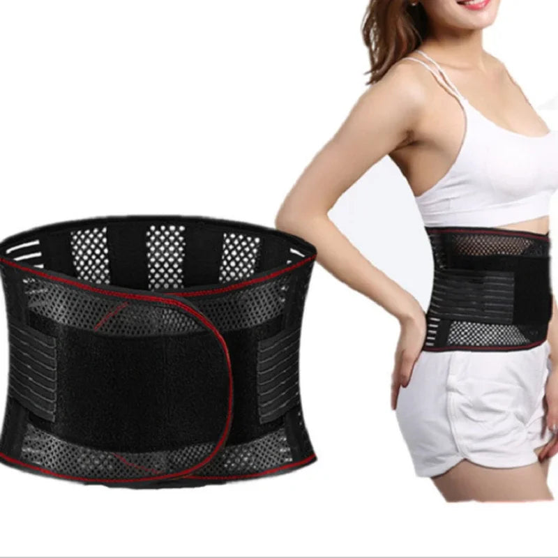 KIMLUD, Medical Back Brace Waist Trainer Belt Spine Support Men Women Breathable Lumbar Corset Orthopedic Faja Lumbar Hombre Gym Belts, KIMLUD Womens Clothes