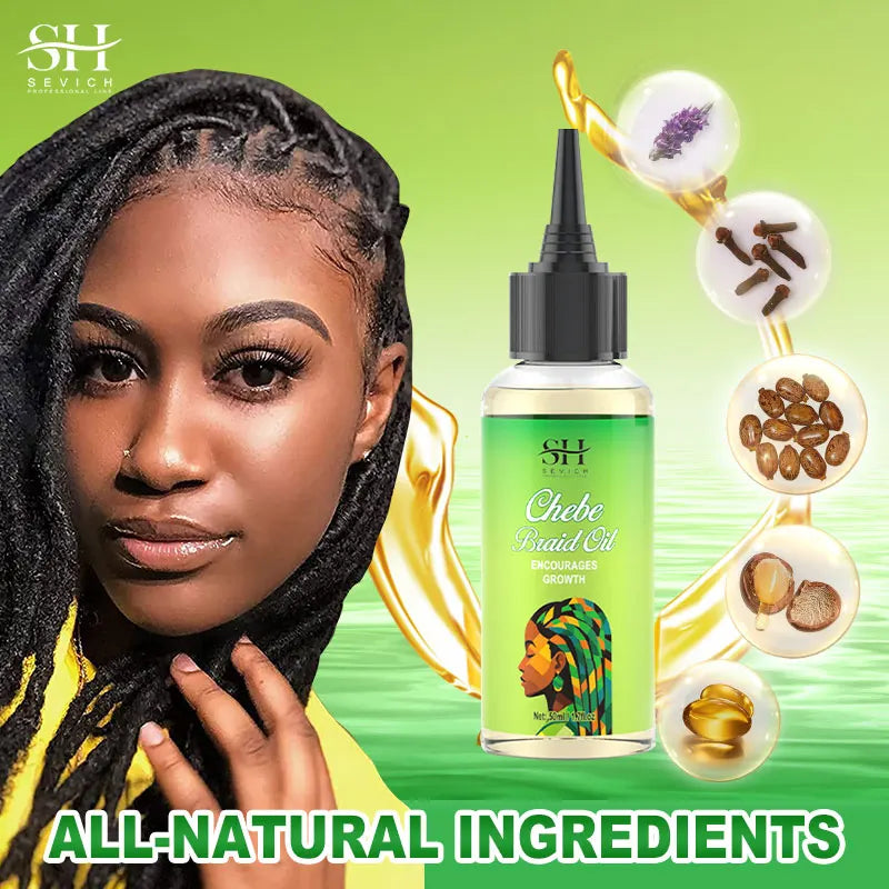 Sevich Chebe Hair Growth Serum Africa Traction Alopecia Chebe Anti Hair Loss Treatment Crazy Fast Hair Growing Oil Hair Care