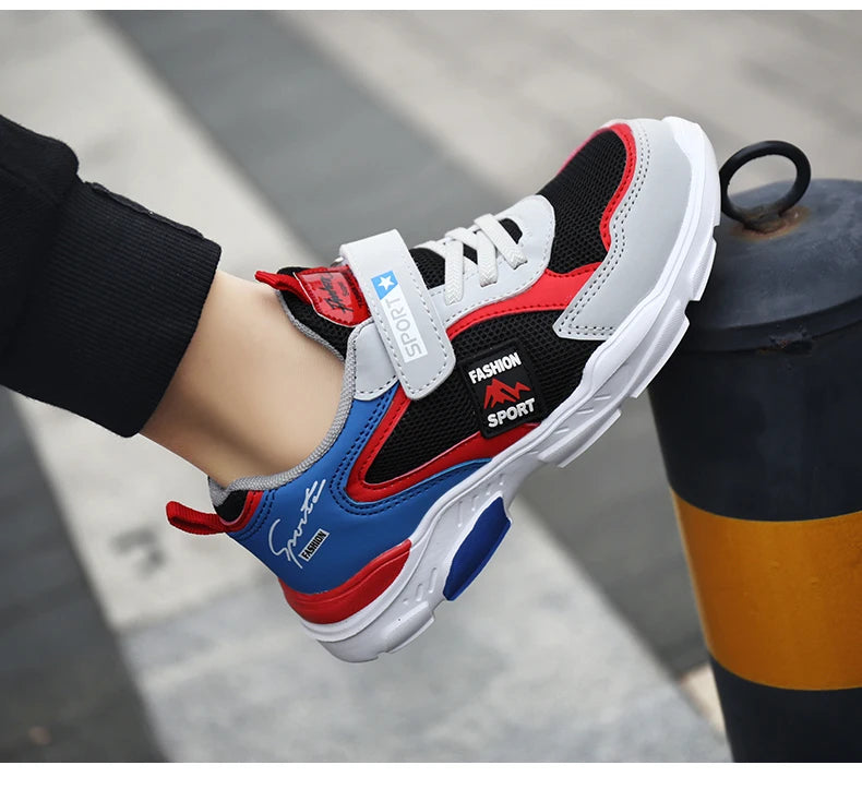 Children's shoes boy sneakers in the spring and autumn with breathable non-slip surface pupil cuhk boy boy fashion shoes - KIMLUD