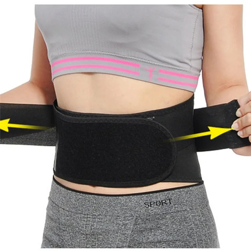 KIMLUD, Adjustable Waist Tourmaline Self heating Magnetic Therapy Back Waist Support Belt Lumbar Brace Massage Band Health Care, KIMLUD Womens Clothes