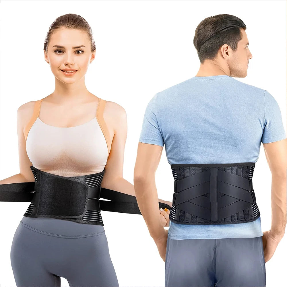 KIMLUD, Back Brace for Lower Back Pain Women Men with Removable Lumbar Pad,Lumbar Support Belt for Heavy Lifting Work,Back Support Belt, KIMLUD Womens Clothes