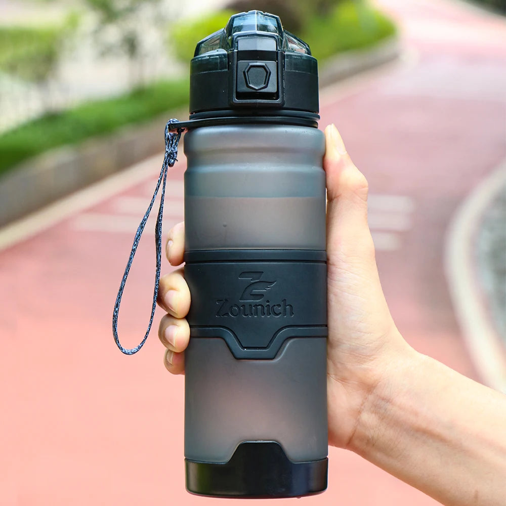 KIMLUD, 1000ML Water Bottles Protein Shaker Large Capacity Portable Plastic Sport Drinking Bottle Tritan BPA Free With Filter Screen, Gray / 400ml, KIMLUD APPAREL - Womens Clothes