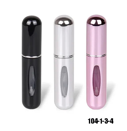 KIMLUD, 5ml Multi Color Aluminum Mini Perfume Bottle with Spray Pump Portable Empty Refillable Atomizer Bottle for Travel Essential, 104-1-3-4, KIMLUD APPAREL - Womens Clothes