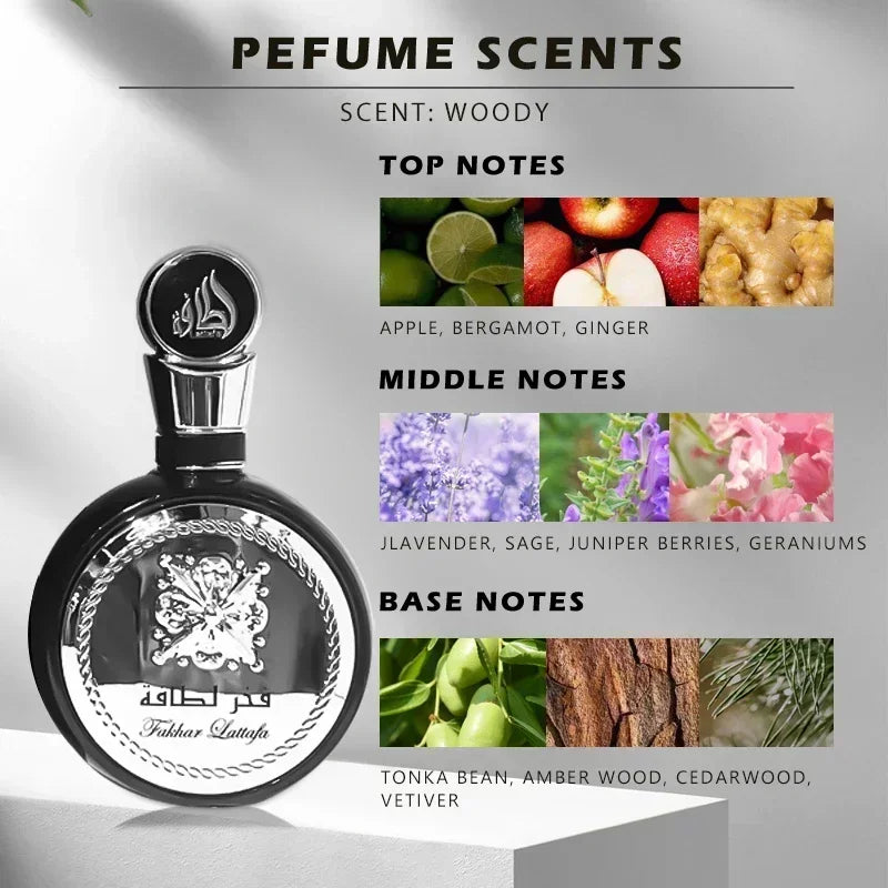 100ml Original Perfume Men Women Perfume High Quality  Arabic Style Fragrance Natural Fragrance Long Lasting Pheromone Gift