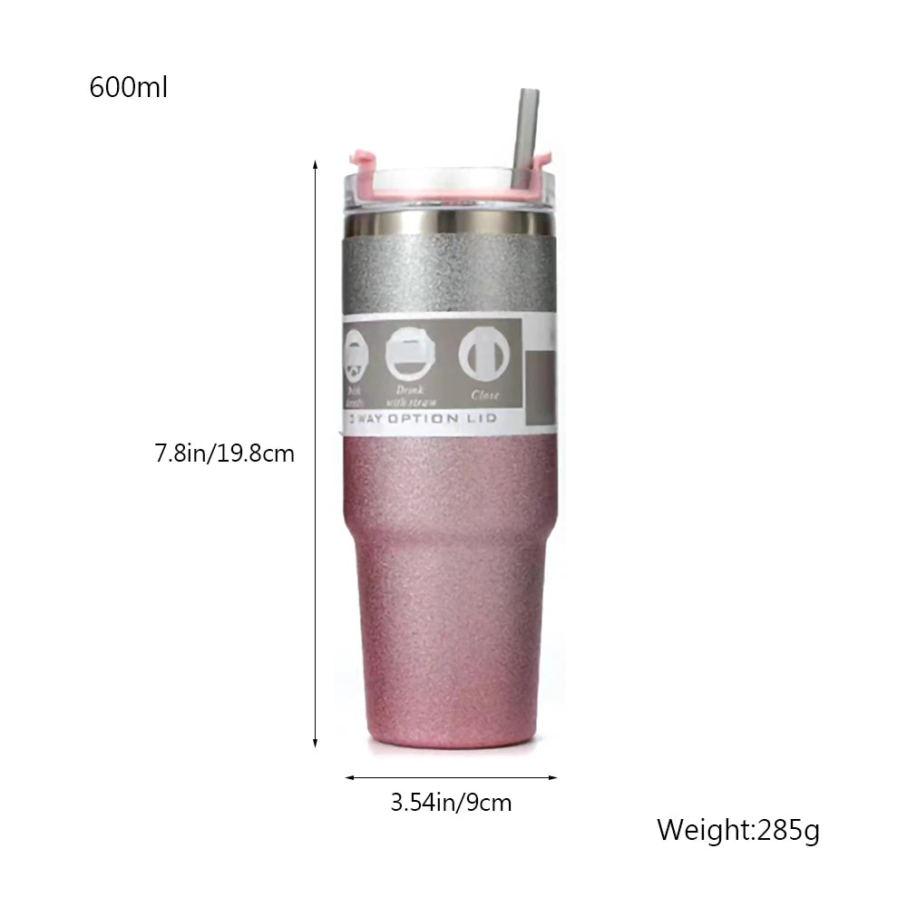 600/900ml Tumblers Double Wall Water Thermal termos Coffee Mug  Flasks Stainless Steel Thermoses 30oz 20oz Cup Bottle