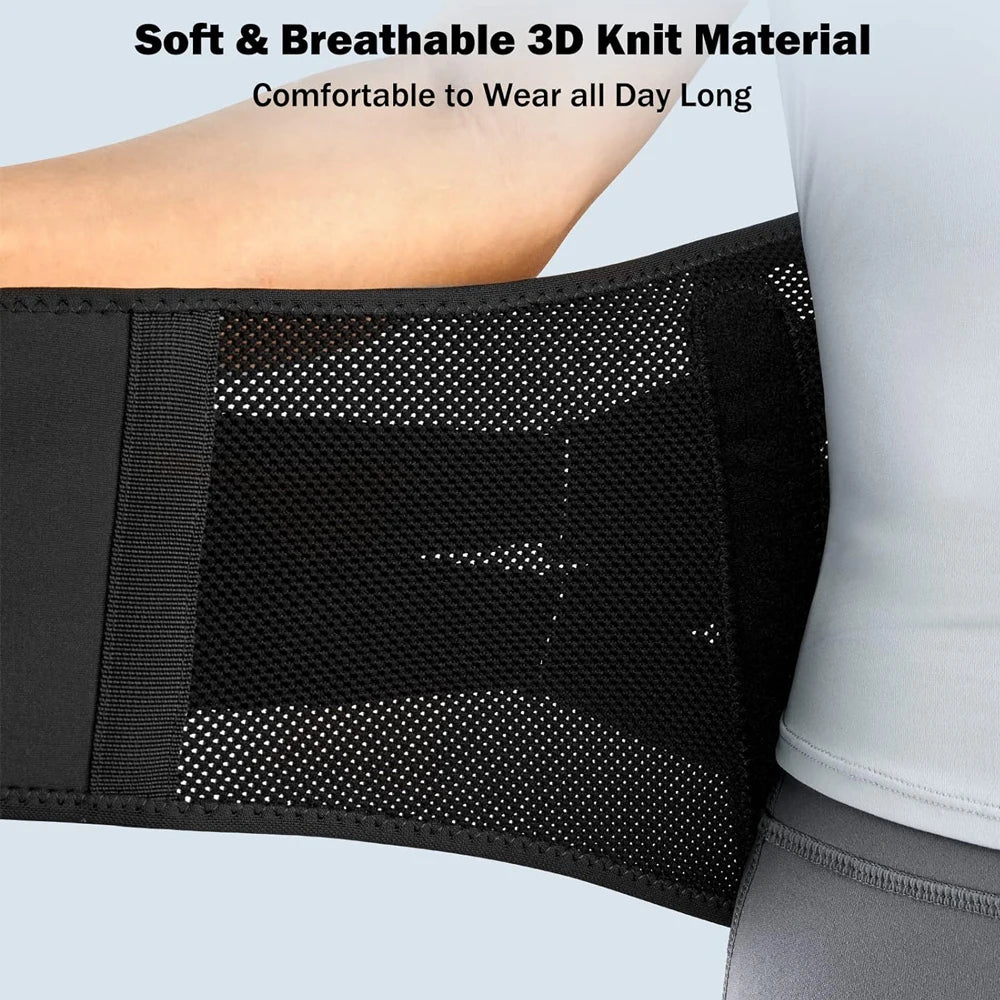 KIMLUD, Back Brace for Lower Back Pain Relief, Back Support Belt for Heavy Lifting, Lumbar Support with Lumbar Pad for Herniated Disc, KIMLUD Womens Clothes