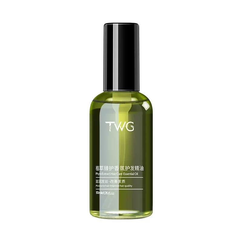 KIMLUD, TWG Hair Care Essential Oil Improves Hair Quality Anti-frizz Lasting Smooth Fragrance Wash-free Hair Care Essential Oil 50/100ML, 50ML, KIMLUD APPAREL - Womens Clothes