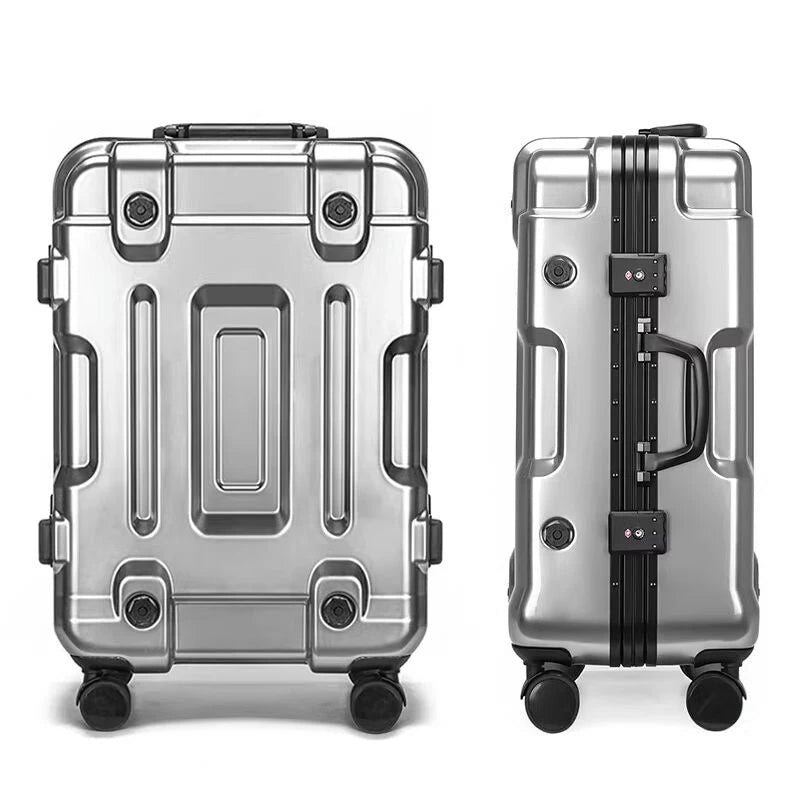 Personalized luggage for boys Strong ruggedness 28 "silent shock-proof trolley suitcase box travel 20/24" carry on boarding case