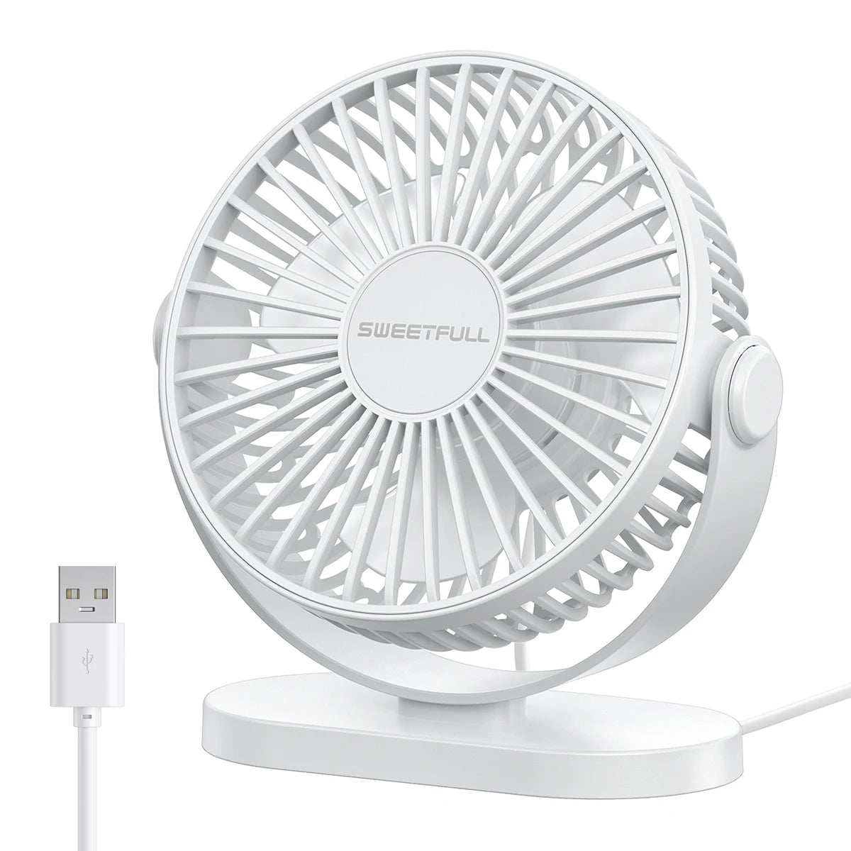 Mini USB Desktop Fan Portable Hook up Fan Desktop Office USB Quiet Cooling Fans Three Speed Adjustment Suitable For Home Office