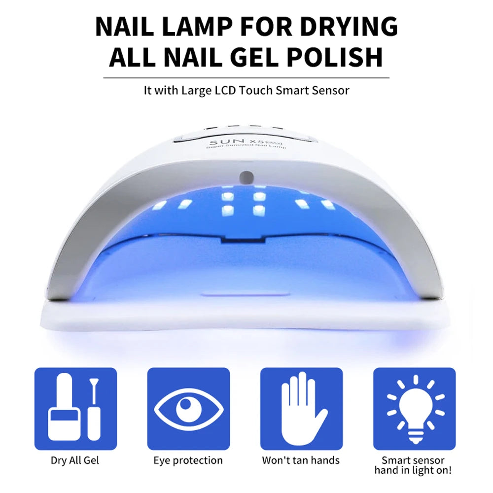 Professional Nail Dryer Infrared Sensor Manicure Nail Light for Fast Curing of All Gel Nail Polish Nail Dryer Salon Tool