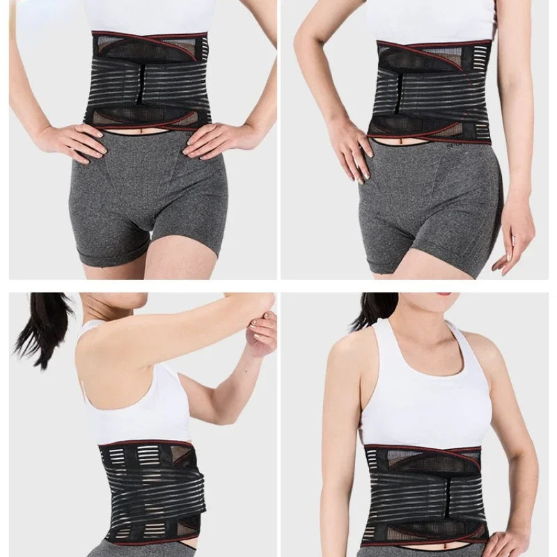 KIMLUD, Medical Back Brace Waist Trainer Belt Spine Support Men Women Breathable Lumbar Corset Orthopedic Faja Lumbar Hombre Gym Belts, KIMLUD Womens Clothes