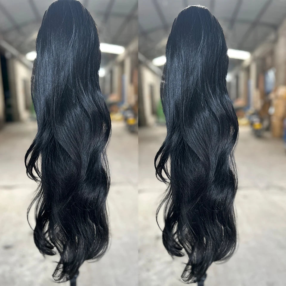 Gladys Weave Ponytail Extensions Synthetic Long 28 Inches Curls Ponytail For Women Horse False Weave Pony Tail Overh Free Ship - KIMLUD