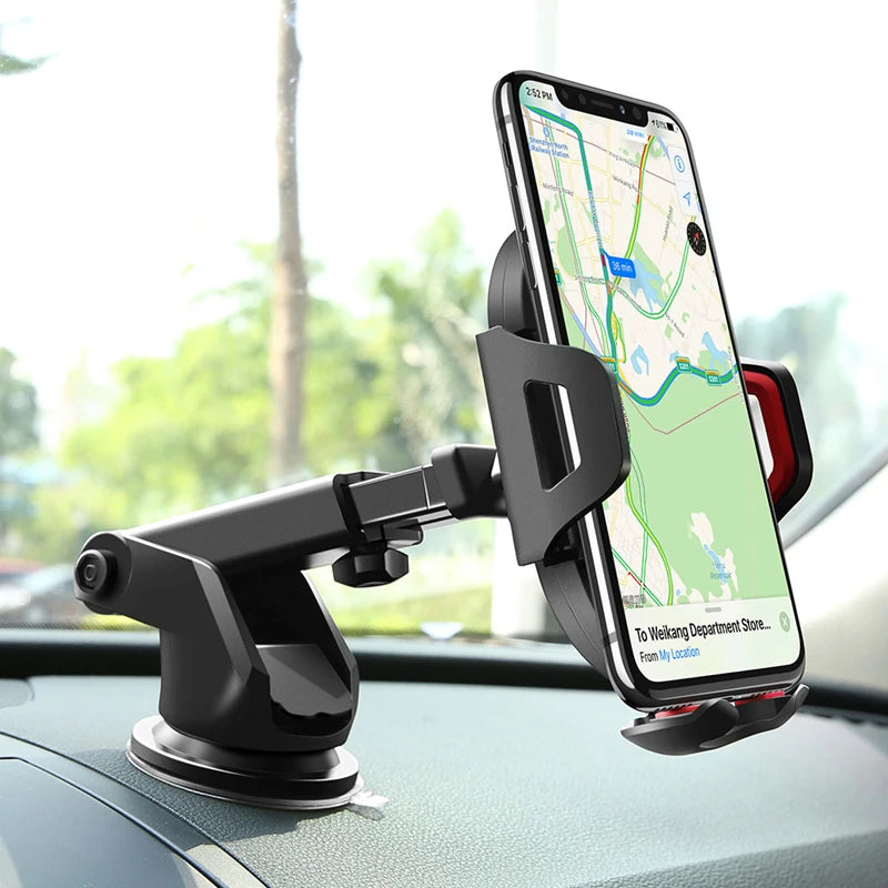 Sucker Car Phone Holder Mount Stand GPS Telefon Mobile Cell Support For iPhone 13 12 11 Pro Max X 7 8 Xiaomi Huawei Samsung