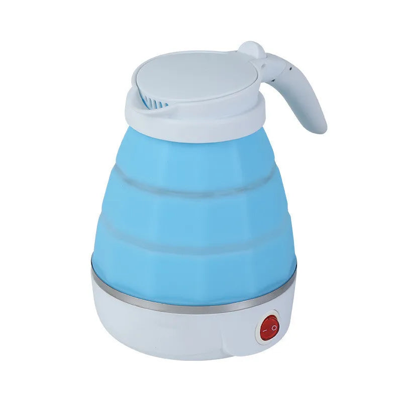 Foldable And Portable Teapot Water Heater 0.6L 600W Electric Kettle For Travel And Home Tea Pot Water Kettle Silica Gel