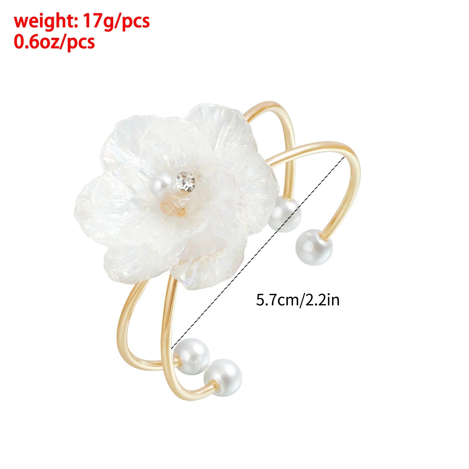 Creative Punk Torques Tassels Chain Necklace Women Elegant White Shell Flower Hanging Drop Earrings Wed Bridal Jewelry Set